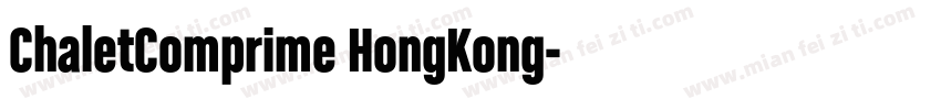 ChaletComprime HongKong字体转换